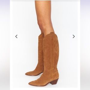 NIB NWT Revolve Dolce Vita Solei Boots Brown Suede 9